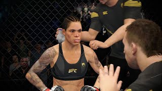 UFC 269  Amanda Nunes vs Julianna Peña  UFC Bantamweight Title Full Match Highlights  UFC 4 [upl. by Palmer87]