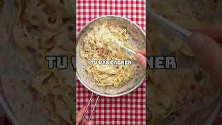 Pâtes au saumon P22 foryou recette food cuisinefacile recettefacile recetterapide funnyvideo [upl. by Philippine]