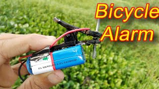 How To Make Bicycle AlarmCycle Theft Alarm [upl. by Elrebmik263]