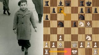 13YearOld Mikhail Tal vs M Strelkov [upl. by Sairahcaz]