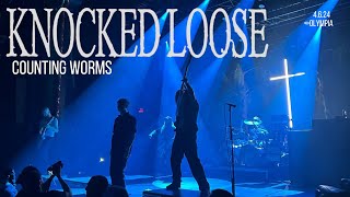 KNOCKED LOOSE  COUNTING WORMS  LIVE AT LOLYMPIA MONTREAL 2024 [upl. by Lisabet]