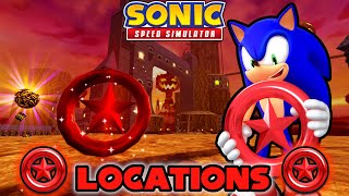 All Red Star Ring Locations in Pumpkin Hill Sonic Speed Simulator [upl. by Anitnuahs]