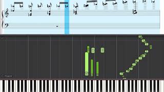 LisztPaganini  La Campanella  Piano Tutorial with Sheet Music Notes  Super EASY SLOW [upl. by Bennion]