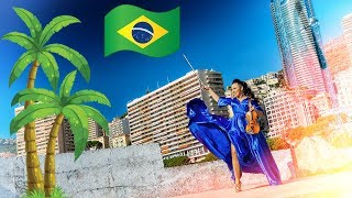 Carrapicho 🇧🇷Chiki Chiki Ta Tic Tic Tac🌴Violin Cover Cristina Kiseleff 🎻🍍🏝 [upl. by Drarehs]