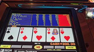 BELLAGIO 5 PROGRESSIVE VIDEO POKER amp A 4OAK VegasSlotsVP [upl. by Anegroeg]