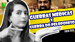 Entenda a diferença entre as Guerras Médicas e a Guerra do Peloponeso [upl. by Sharla]