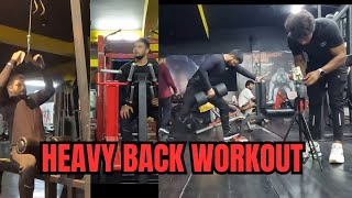 BACK WORKOUT AT GYM [upl. by Shanna186]