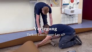 Tarkett Video Verlegung des Lino LooseLay Bodenbelag  Bildungswesen  Schulbau [upl. by Laverne]