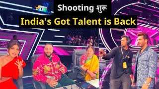 IGT 10 Indias Got Talent 2023 JUDGES HOST Shooting Started [upl. by Lampert]