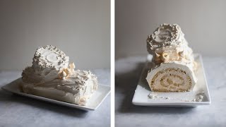 How to Make Buche de Noel  Christmas Yule Log [upl. by Pernick]