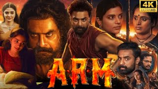 ARM 2024 Malayalam Full Movie  Tovino Thomas  Basil Joseph  Krithi Shetty  Facts amp Review HD [upl. by Rephotsirhc]