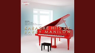 Careless Whisper In the Style of Barry Manilow Karaoke Version [upl. by Rebecca]