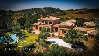 Luxury country villa for sale with sea views near Manilva Sotogrande Andalusia Southern Spain [upl. by Eadwina526]