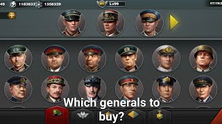 Which generals to buy Guide for begginers World conqueror 3 [upl. by Eniamrehs215]