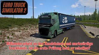 ETS2 DA Folge 6  Millimeterarbeit an den Randsteinen und merkwürdige Tracklimits Prüfung heute [upl. by Specht]