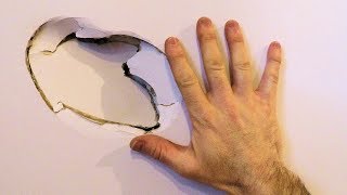 How to Fix a Hole in the Wall  Drywall Simple and Easy [upl. by Mascia574]