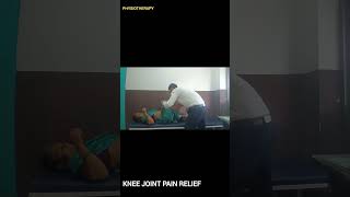 Knee joint pain relief by physiotherapy shorts [upl. by Kcirtapnaes970]