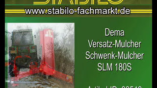 Dema Schlegel Mulcher schwenkbar mit Versatz 180 cm SLM 180 S [upl. by Asillam998]