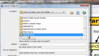 Three Concept Map Tools CmapTools VUE and Mindmeister [upl. by Madel924]