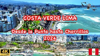 Lima Perú 🇵🇪 La Nueva Costa Verde 2024 [upl. by Yllen]