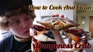 How to Cook and Clean Dungeness Crab [upl. by Eednus]