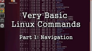 Navigating The Linux Terminal pwd ls amp cd  The Basics [upl. by Upton]