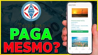 LANÇOU APP TAIPOWER PAGANDO R 50DIA – App de Investimento para Ganhar Dinheiro na Internet [upl. by Thordis35]