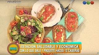 Receta Milanesas de Soja a la Napolitana  Morfi [upl. by Trudy948]