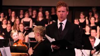 Handels Messiah  Recitative No 2 Comfort Ye  Ross Hauck [upl. by Yokum876]