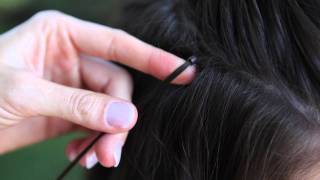 Fine Featherheads How to Install Feather Drops  Feather Hair Extensions [upl. by Resiak]