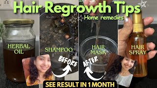 Hair Regrowth and Permanently Stop 🛑 your Hair Fall  Hair Fall Solution at Home  DIY [upl. by Ganley899]