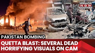 Pakistan Bomb Blast Over 20 Killed Around 50 Injured In Quetta Railway Station Explosion Video [upl. by Akienahs]