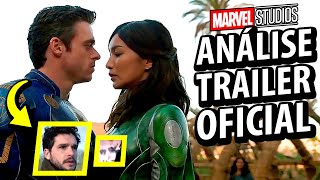 TRAILER ETERNOS NOVOS VINGADORES CHEGARAM  ANÁLISE e EXPLICADO [upl. by Bradeord]