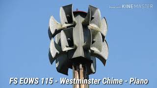 FS EOWS 115  Westminster Chimes  Piano [upl. by Bigford]