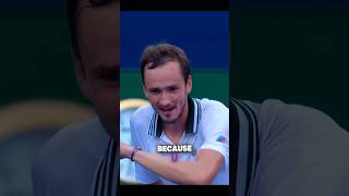 Bublik vs Medvedev funny point 😂😂 tennis shorts foryou sports trending short trendingshorts [upl. by Atwater]