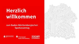 Sparkassentag BadenWürttemberg 2024  Live aus Freiburg im Breisgau [upl. by Aseiram]