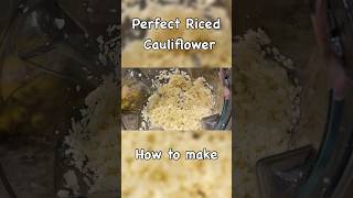 How to Make Riced Cauliflower PERFECT [upl. by Cheri796]