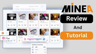 How To Use Minea Adspy  Minea Review And Tutorial [upl. by Norrabal738]