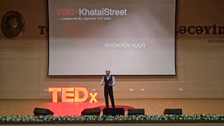 Gəlin lap başa qayıdaq  Qoşqar Məhərrəmov  TEDxKhataiStreet [upl. by Yelsehc]