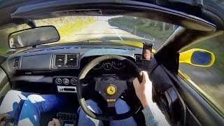 POV DRIVE Ferrari 355 Spider tubi decat exhaust [upl. by Stewardson713]