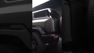 NEW Hummer EV wrapped in Deep Black Satin wraproyale HX20NPRS HEXIS [upl. by Ailak]