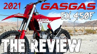 2021 GasGas EX450F  Must Watch Review [upl. by Llehsam]