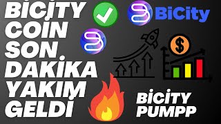 BİCİTY COİN PUMPP GELDİ  SON DAKİKA BİCİTY  bicity lunc bicitycoin [upl. by Dorion]