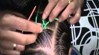 ¡¡TRENZA DOBLE CON CINTAS CRUZADAS PEINADOS PARA NIÑAS PASO A PASO [upl. by Eimilb468]