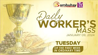 Sambuhay TV Mass  Tuesday of the First Week in Ordinary Time  January 9 2024 [upl. by Raymund733]