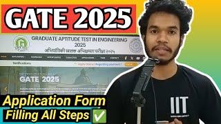 GATE 2025 APPLICATION FORM Filling Step by Step Procedure Payment SuccessfulGATE 2025 Form Fill Up [upl. by Eenahpets]