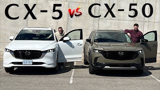 2023 Mazda CX50 vs CX5 Live [upl. by Kahcztiy]