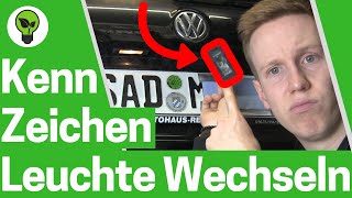 Kennzeichenbeleuchtung Wechseln ✅ TOP ANLEITUNG Wie Nummernschildbeleuchtung VW Golf 6 Einbauen [upl. by Knipe]