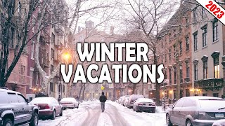 Winter Vacations 10 Best Places To Visit in USA During Winter Holidays [upl. by Reeves]