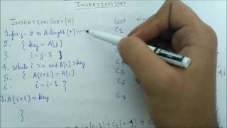 Insertion Sort Time Complexitypart 2 [upl. by Garbe263]